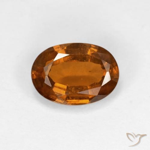 1.66ct طبيعي برتقالى متوسط هيسونيت غارنيت, بيضوي, قليلا جدا