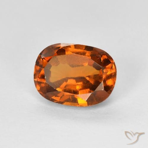 هيسونيت غارنيت Medium Dark-Orange طبيعي، وسادة، 1.73 قيراط، VS-SI
