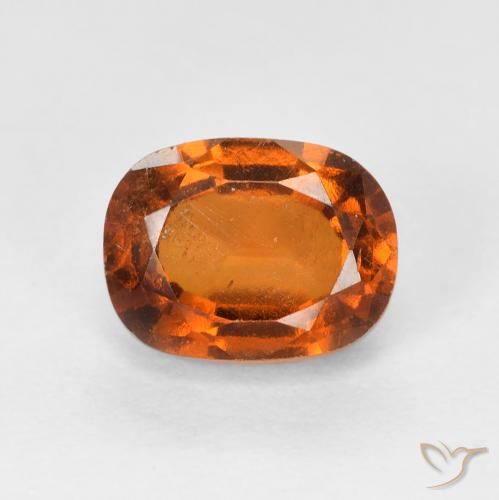 2.27ct طبيعي برتقالى غامق عقيق هيسونيت, وسادة, VS-SI