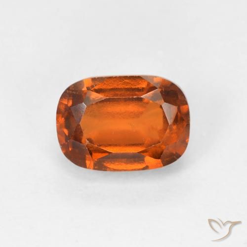 1.51ct طبيعي برتقالى غامق عقيق هيسونيت, وسادة, قليلا جدا