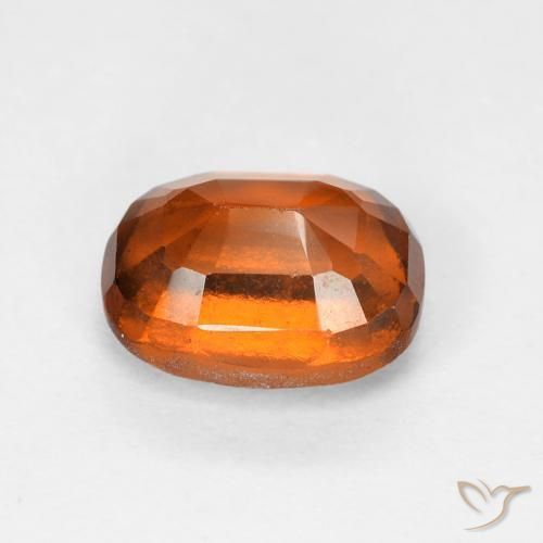 هيسونيت غارنيت Medium Dark-Orange طبيعي، وسادة، 2.10 قيراط، قليلا جدا