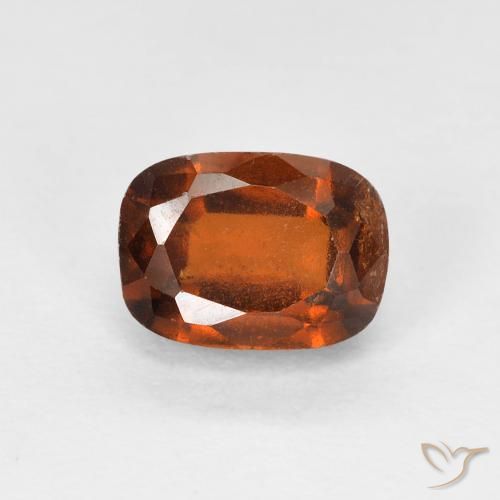 1.60ct طبيعي برتقالى داكن هيسونيت غارنيت, وسادة, قليلا جدا