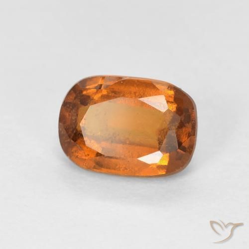 1.26ct طبيعي برتقالى مصفر عقيق هيسونيت, وسادة, VVS-VS