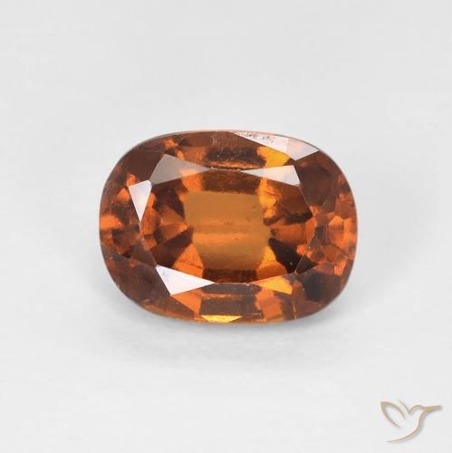1.84ct طبيعي برتقالى متوسط عقيق هيسونيت, وسادة, VVS-VS