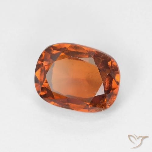 هيسونيت غارنيت Medium Dark-Orange طبيعي، وسادة، 2.13 قيراط، VVS-VS