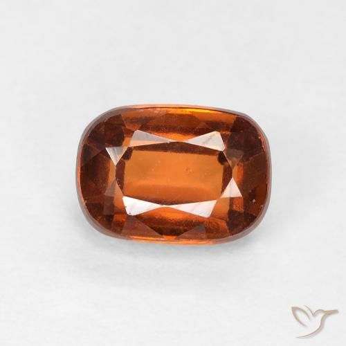 1.32ct طبيعي برتقالى غامق عقيق هيسونيت, وسادة, VVS-VS