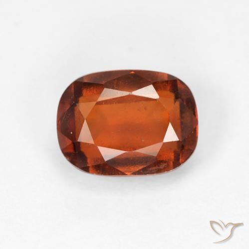 2.00ct طبيعي برتقالى محمر عقيق هيسونيت, وسادة, VVS-VS