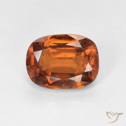 1.80ct طبيعي برتقالى محمر عقيق هيسونيت, وسادة, VS-SI