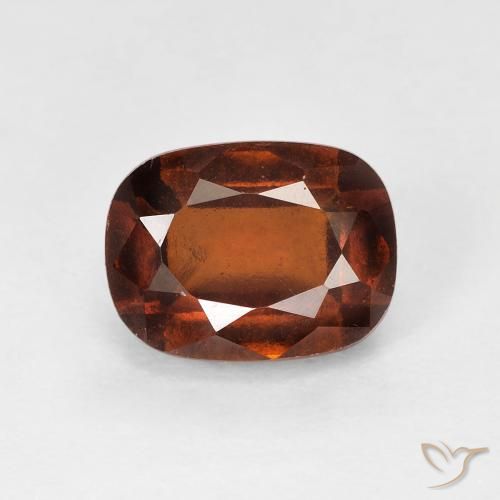 2.16ct طبيعي برتقالى كهرمانى عقيق هيسونيت, وسادة, VS-SI
