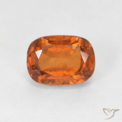 1.54ct طبيعي برتقالى غامق هيسونيت غارنيت, وسادة, VS-SI