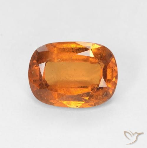 1.55ct طبيعي برتقالى متوسط عقيق هيسونيت, وسادة, VS-SI