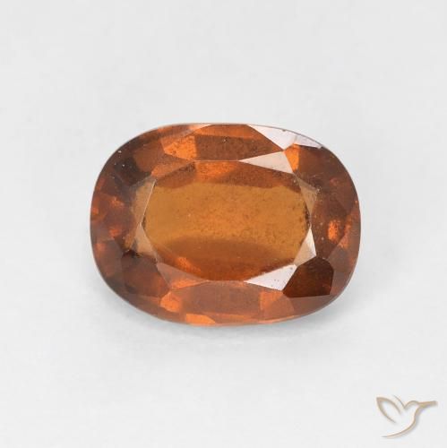 2.27ct طبيعي برتقالى نارى عقيق هيسونيت, وسادة, VS-SI