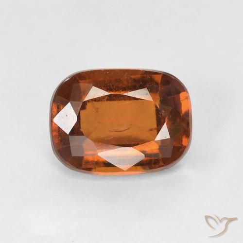 1.78ct طبيعي برتقالى متوسط عقيق هيسونيت, وسادة, VS-SI