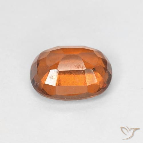 هيسونيت غارنيت Medium Dark-Orange طبيعي، وسادة، 1.72 قيراط، قليلا جدا
