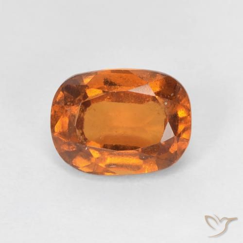 1.81ct طبيعي برتقالى متوسط عقيق هيسونيت, وسادة, قليلا جدا