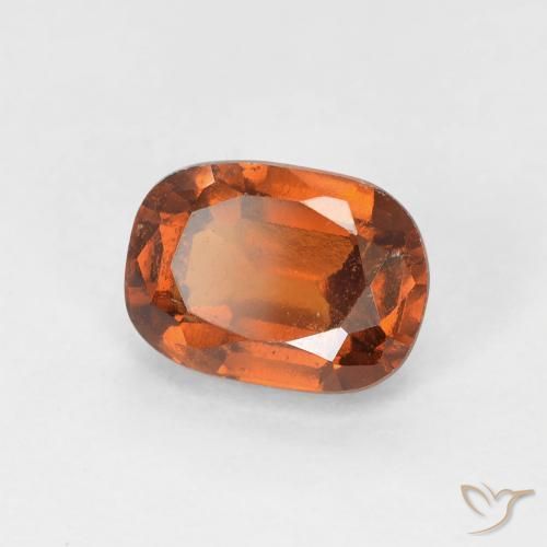 1.33ct طبيعي Medium Dark-Orange عقيق هيسونيت, بيضوي, قليلا جدا