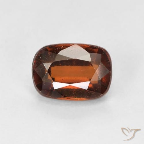 1.43ct طبيعي برتقالى متوسط عقيق هيسونيت, وسادة, قليلا جدا