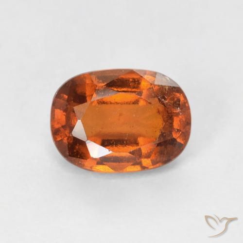1.12ct طبيعي برتقالى غامق عقيق هيسونيت, وسادة, VS-SI