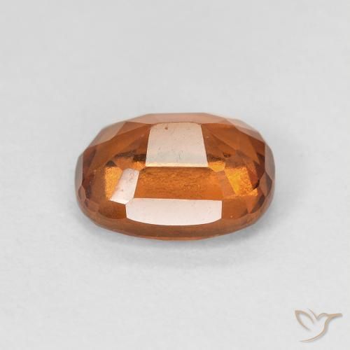 هيسونيت غارنيت Medium Dark-Orange طبيعي، وسادة، 1.83 قيراط، VVS-VS