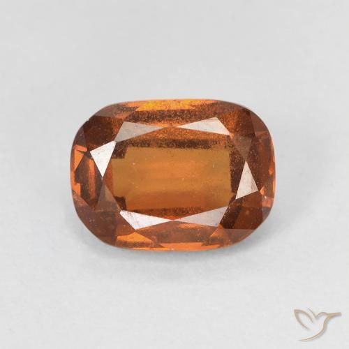 1.82ct طبيعي برتقالى متوسط عقيق هيسونيت, وسادة, VVS-VS