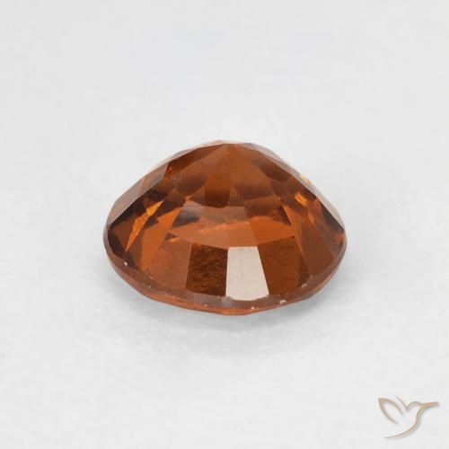 هيسونيت غارنيت Medium Dark-Orange طبيعي، دائري، 0.95 قيراط، VVS-VS
