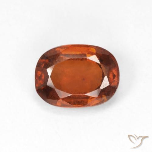 1.69ct طبيعي برتقالى كهرمانى هيسونيت غارنيت, بيضوي, قليلا جدا