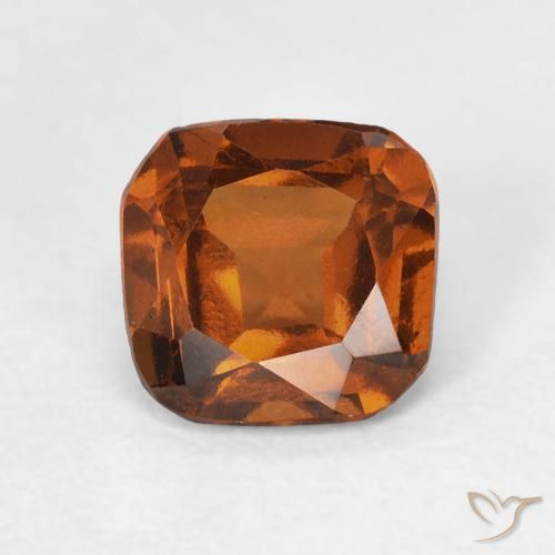 1.31ct طبيعي برتقالى كهرمانى عقيق هيسونيت, وسادة, VVS-VS