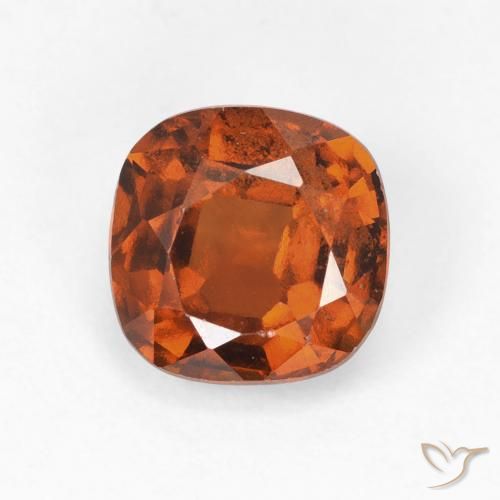 1.79ct طبيعي برتقالى كهرمانى عقيق هيسونيت, وسادة, قليلا جدا