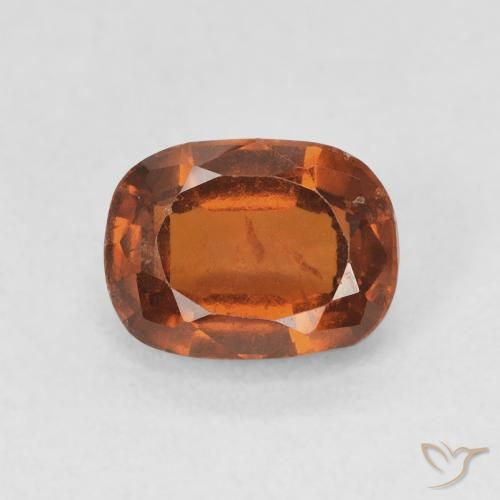2.01ct طبيعي برتقالى غامق عقيق هيسونيت, وسادة, VS-SI