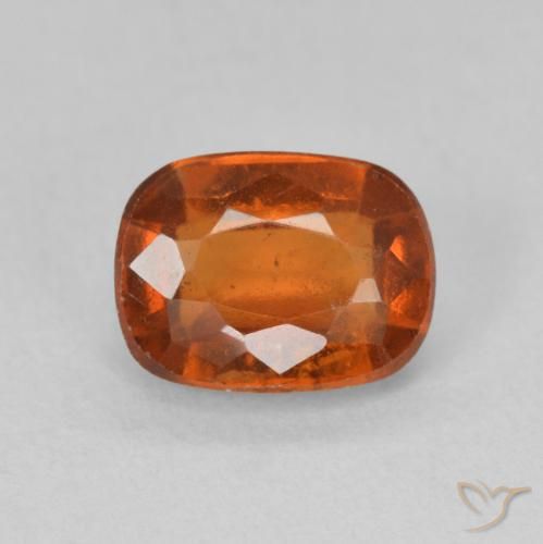 2.03ct طبيعي برتقالى نارى عقيق هيسونيت, وسادة, قليلا جدا