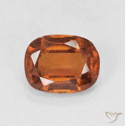 1.85ct طبيعي برتقالى غامق عقيق هيسونيت, وسادة, VS-SI