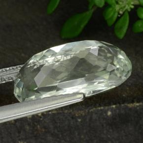 هيدينيت أخضر البحر فاتح طبيعي، قصة بيضاوى، 5.23 قيراط، VVS-VS