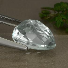 هيدينيت اخضر فاتح طبيعي، شكل الكمثرى، 5.90 قيراط، VVS-VS