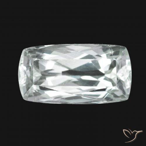 12.50ct طبيعي أبيض مخضر الهيدنيت, وسادة, قليلا جدا