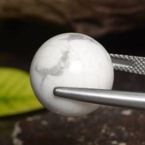 هاوليت أبيض متعدد الألوان طبيعي، جسم كروى / الكرة، 23.14 قيراط، غير شفاف