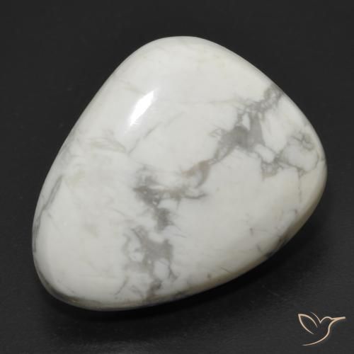 20.73ct طبيعي أبيض رمادى حجر الخرز, فانسى, غير شفاف