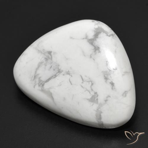 21.52ct طبيعي أبيض رمادى حجر الهاوليت, فانسى, غير شفاف