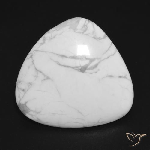 17.46ct طبيعي أبيض رمادى حجر الخرز, فانسى, غير شفاف