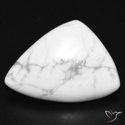 23.73ct طبيعي أبيض رمادى حجر الخرز, فانسى, غير شفاف