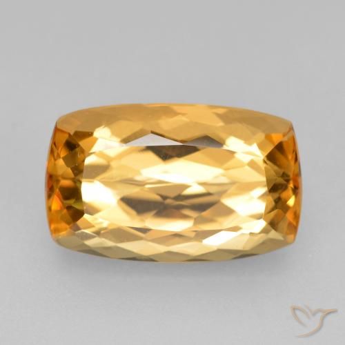4.48ct طبيعي برتقالي زاهى توباز الامبراطوري, وسادة, VVS