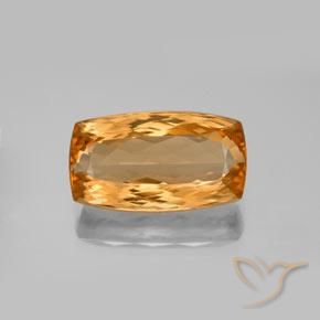6.99ct طبيعي برتقالى متوسط توباز الامبراطوري, وسادة, VVS