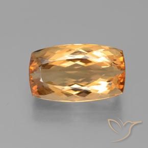 6.29ct طبيعي برتقالى كثيف توباز الامبراطوري, وسادة, VVS