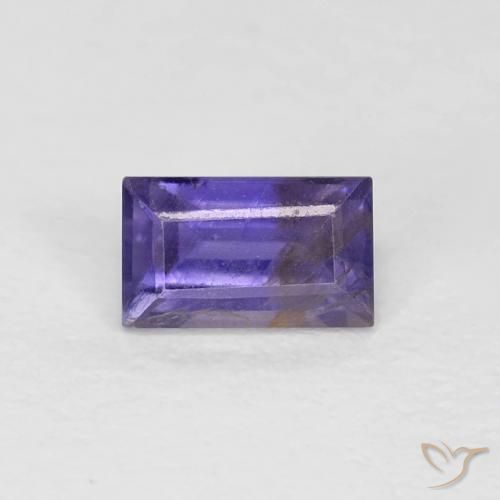 0.33ct طبيعي بنفسجى متوسط إيوليت, باجيت, قليلا جدا