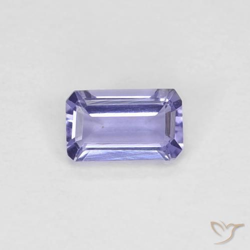 اليوليت Medium Light-Violet طبيعي، ثمانى / قصة زمرد، 0.21 قيراط، VVS-VS