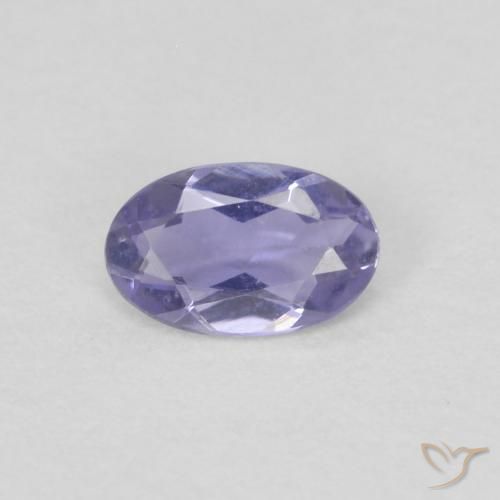 0.15ct طبيعي Medium Light-Violet إيوليت, بيضوي, VVS