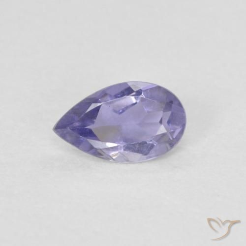 0.15ct طبيعي بنفسجي وردي إيوليت, شكل الكمثرى, VVS