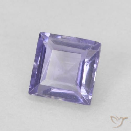 اليوليت Medium Light-Violet طبيعي، مربع، 0.17 قيراط، VVS