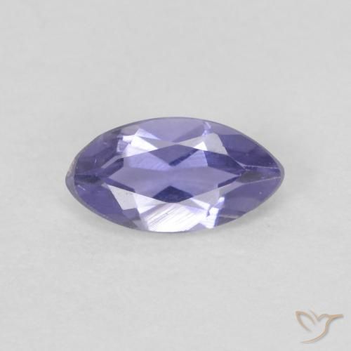 0.19ct طبيعي Medium Light-Violet إيوليت, ماركيز, VVS