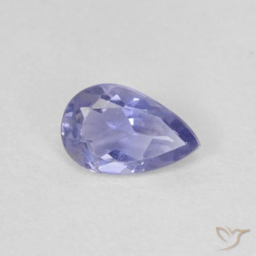اليوليت Medium Light-Violet طبيعي، شكل الكمثرى، 0.17 قيراط، VVS