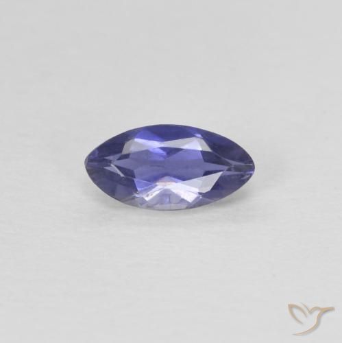 0.27ct طبيعي أرجوانى مزرق داكن إيوليت, ماركيز, قليلا جدا